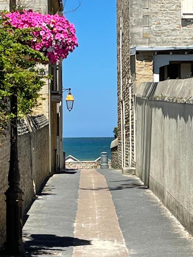 Saint-Aubin-Sur-Mer: Bel Appartement Traversant Exterior photo